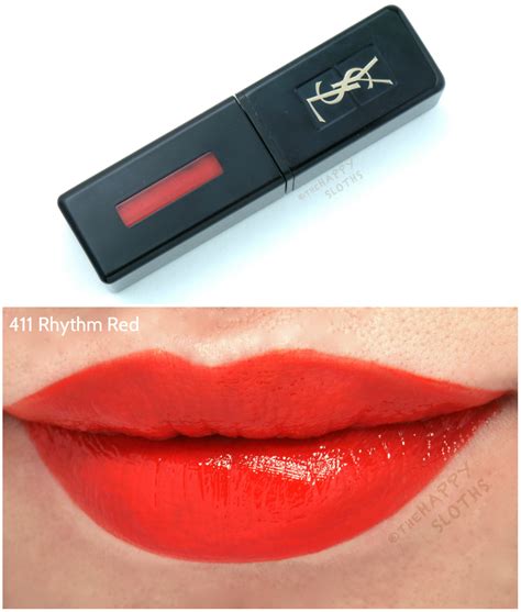 YSL Rave Orange (414) Vinyl Cream Lip Stain Review